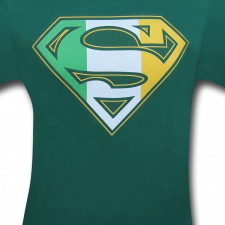 Superman Irish Flag Symbol T-Shirt