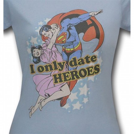 Superman Women's Lois Dates Heroes T-Shirt