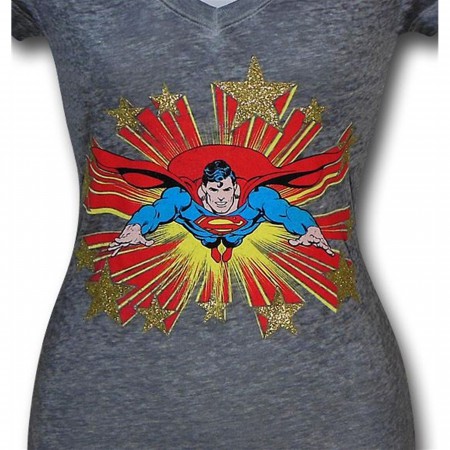Superman Women's Boom Flight Scoop Neck T-Shirt