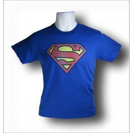 Superman Kids Distressed Symbol T-Shirt