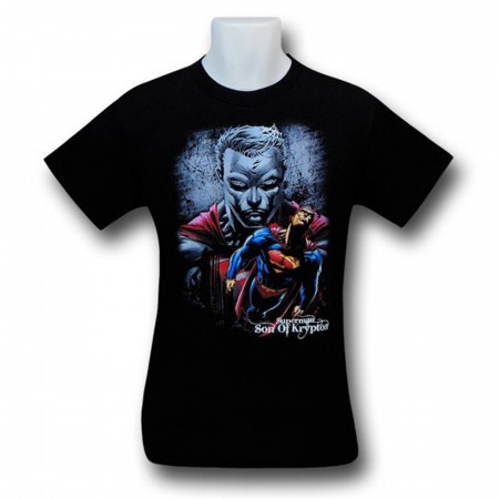 Superman Stern Look and Flight Kids T-Shirt
