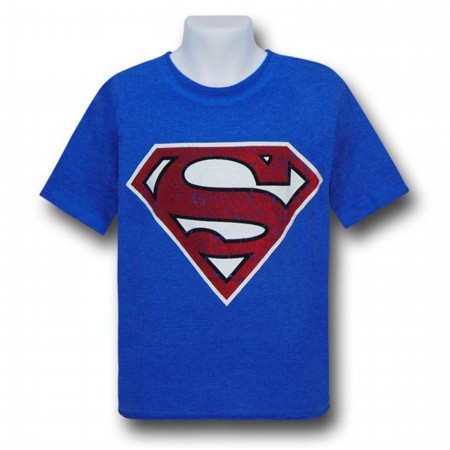 Superman Red/White Glow in the Dark Kids T-Shirt