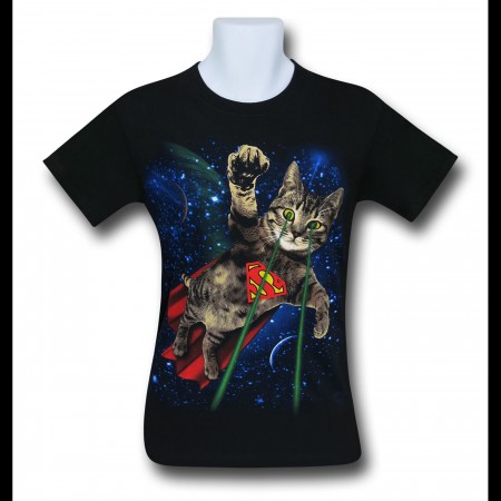 Superman Super Kitty in Space Men's T-Shirt