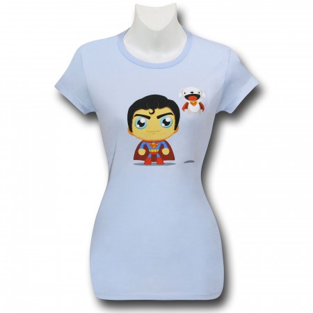 Superman & Krypto Kawaii Women's T-Shirt