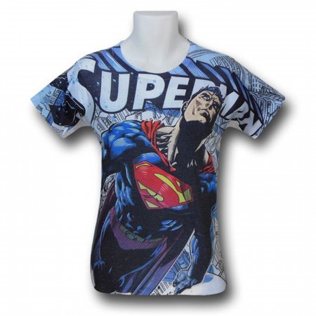 Superman Logo Flight Sublimated T-Shirt