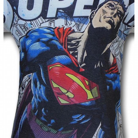 Superman Logo Flight Sublimated T-Shirt