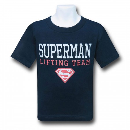 Superman Lifting Team Kids T-Shirts