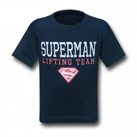 Superman Lifting Team Kids T-Shirts