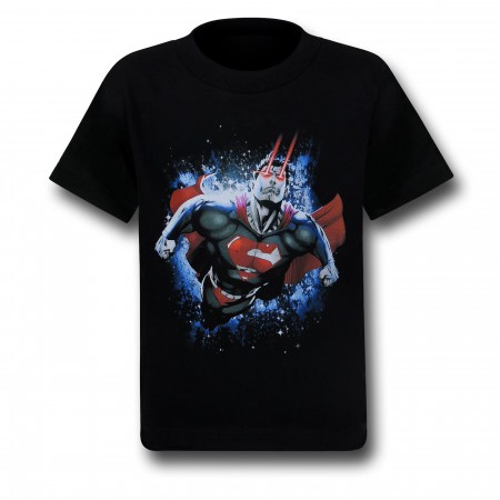 Superman Laser Flight Kids T-Shirt