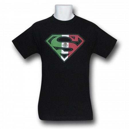 Superman Mexican Flag T-Shirt