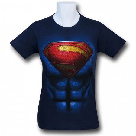 Superman Man Of Steel Costume T-Shirt