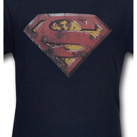 Superman Rusted Shield T-Shirt