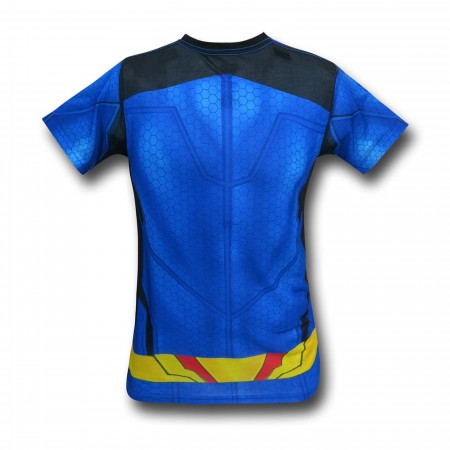 Superman Suit-Up Sublimated Caped Costume Kids T-Shirt