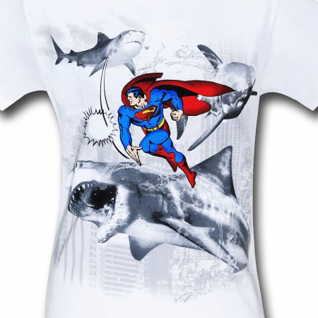Superman Shark Rider T-Shirt