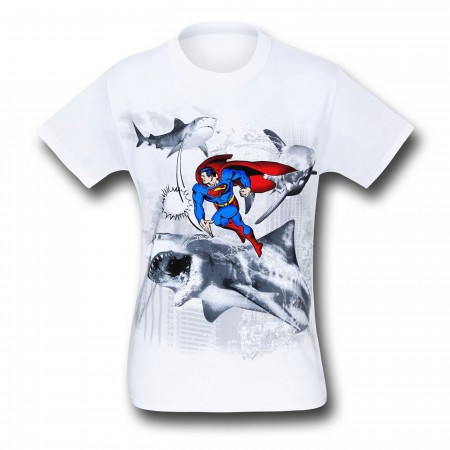 Superman Shark Rider T-Shirt