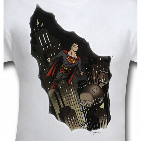 Superman Soaring by Dave Bullock T-Shirt