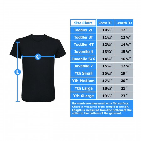 Superman Stance and Symbol Kids T-Shirt