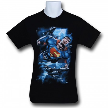 Superman Stormy Flight T-Shirt