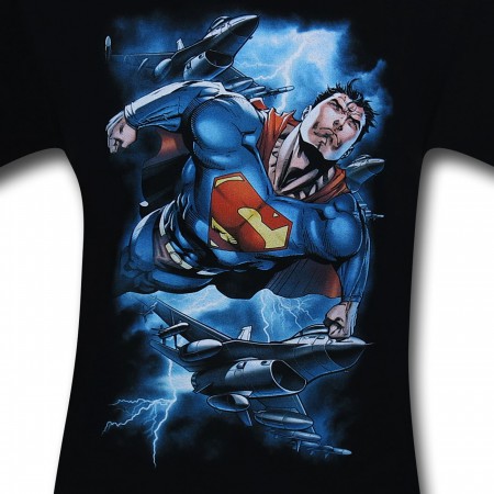 Superman Stormy Flight T-Shirt