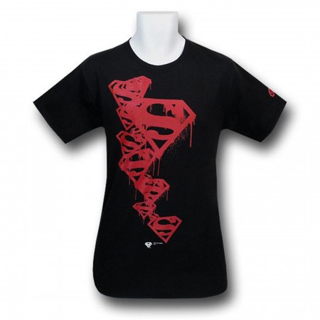 Superman Bleeding Symbols T-Shirt