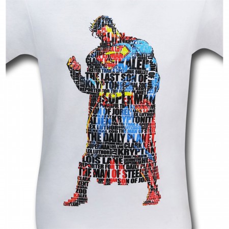 Superman Text Stance Men's T-Shirt