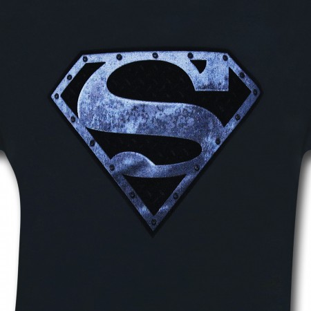 Superman Steel Symbol Kids T-Shirt