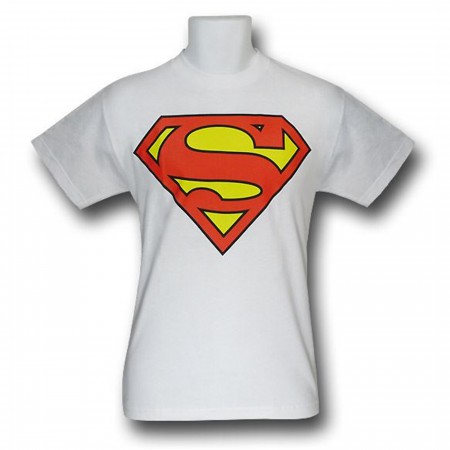 Superman Symbol T-Shirt on White
