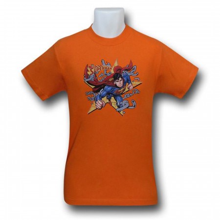 Superman Star and Chains Youth T-Shirt