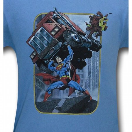 Superman Kids/Youth T-Shirt Truck Hoist