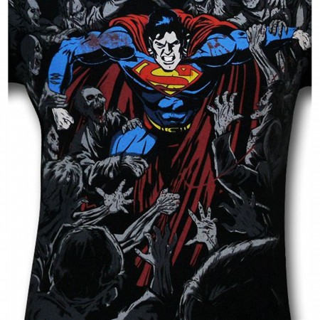 Superman Zombie Battle T-Shirt