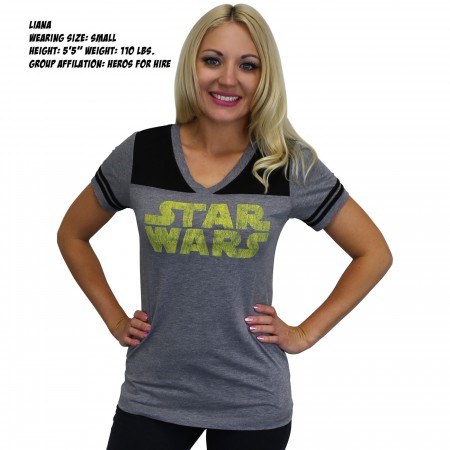 Star Wars 77 Logo Women's Jersey T-Shirt