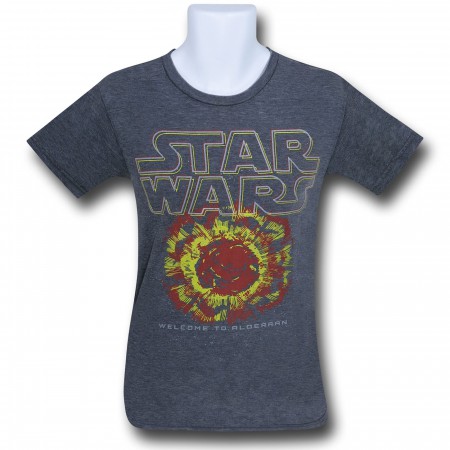 Star Wars Alderaan Bomb Burnout T-Shirt