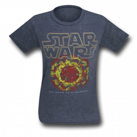 Star Wars Alderaan Bomb Burnout T-Shirt