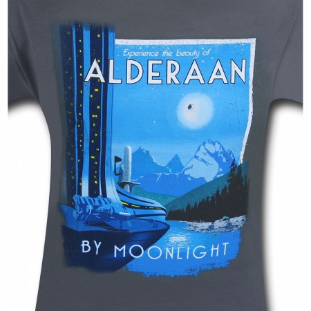 Star Wars Alderaan By Moonlight Men's T-Shirt