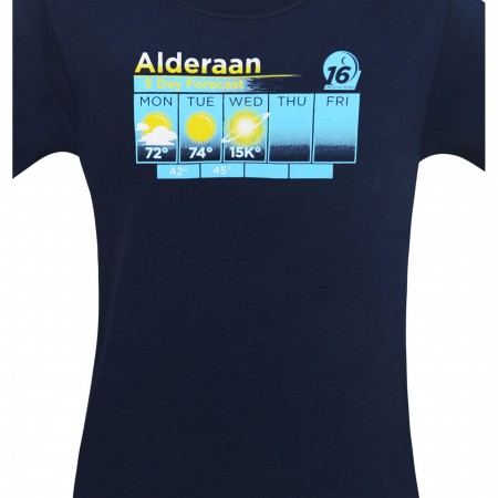 Alderaan 5 Day Forecast T-Shirt