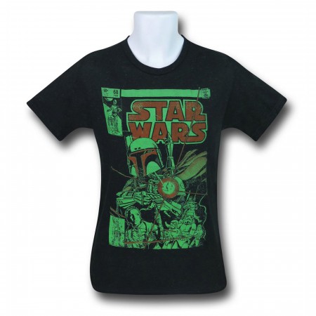 Star Wars Boba Fett Comic Cover #68 Men's T-Shirt