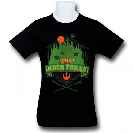 Star Wars Camp Endor Black T-Shirt