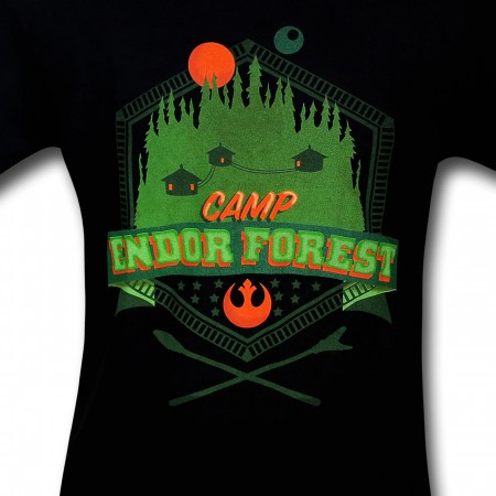 Star Wars Camp Endor Black T-Shirt