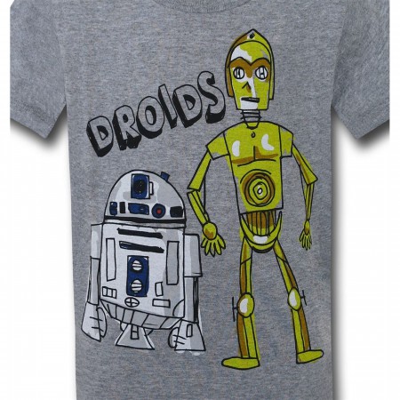 Star Wars Doodle Droids Kids T-Shirt