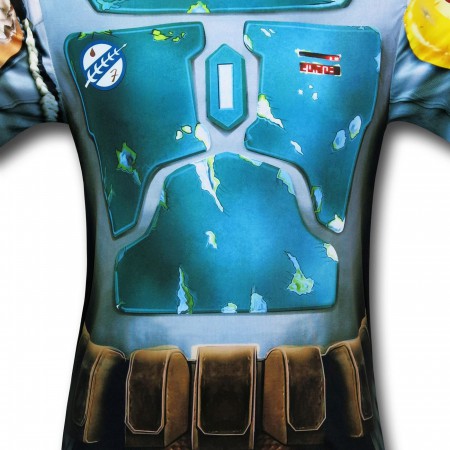 Boba Fett Sublimated Costume Fitness T-Shirt
