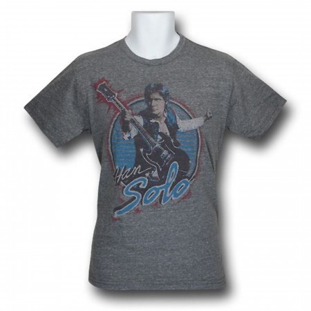 Han Solo Rocker Triblend Junk Food T-Shirt