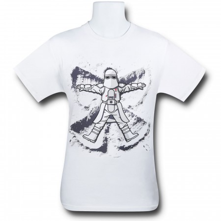 Star Wars Imperial Snow Angel 30 Single T-Shirt