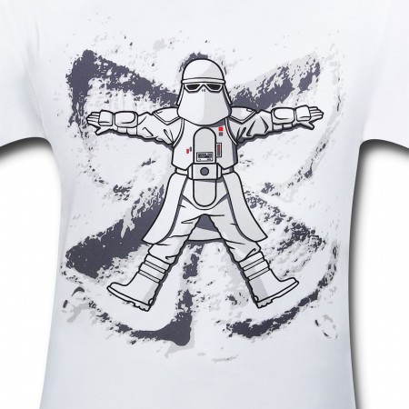 Star Wars Imperial Snow Angel 30 Single T-Shirt