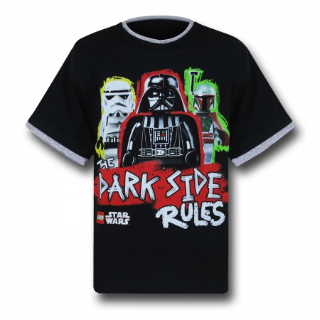 Star Wars Lego Dark Side Rules Kids T-Shirt