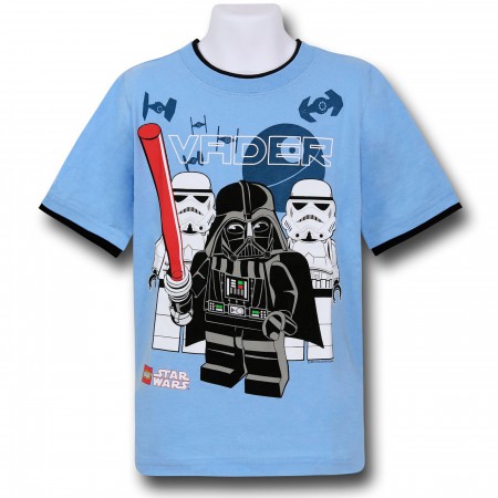 Star Wars Lego Vader Troopers Kids Double T-Shirt