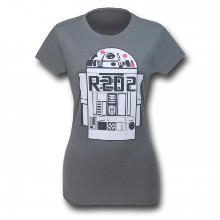 Star Wars R2D2 on Grey Women's T-Shirt