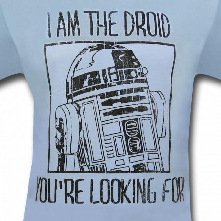 Star Wars R2D2 Is The Droid 30 Single T-Shirt