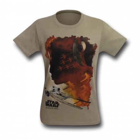 Star Wars Rogue One Rebel U-Wing Fighter Men's T-Shirt