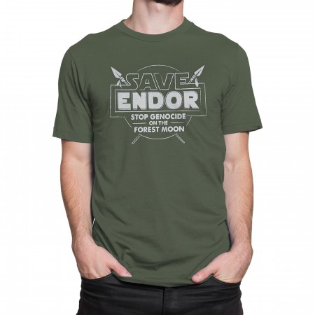 Save Endor Stop the Genocide Men's T-Shirt