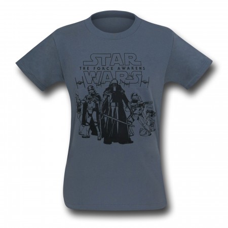 Star Wars Force Awakens Attack Group T-Shirt
